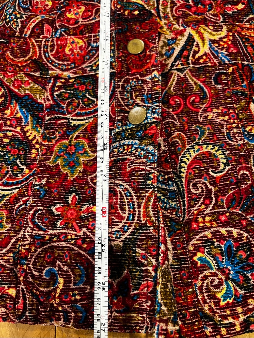 Coldwater Creek Paisley Tapestry Jacket Women’s 2X Boho Southwestern Artsy Fall - Picture 7 of 8